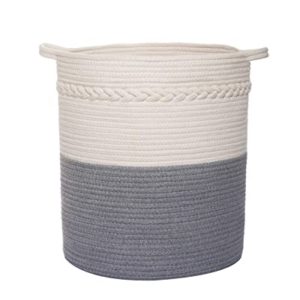 Wholesale Small Woven Storage Baskets Jute Woven Hanging Storage With Leather Semi-Manual Hanging Baskets
